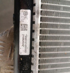 Radiateur eau VOLKSWAGEN PASSAT 7 Photo n°3