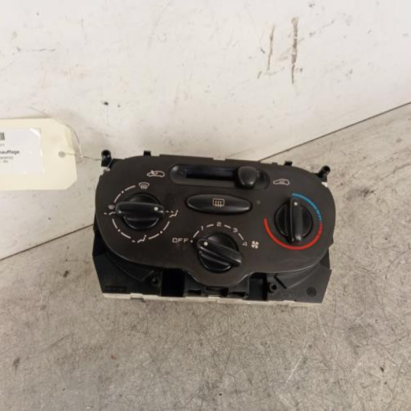 Commande chauffage PEUGEOT 206 Commande chauffage PEUGEOT 206