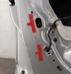 Porte avant gauche RENAULT MEGANE 3 Photo n°5