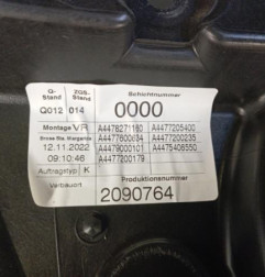 Leve vitre electrique avant droit MERCEDES VITO 447