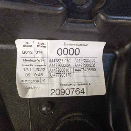Leve vitre electrique avant droit MERCEDES VITO 447