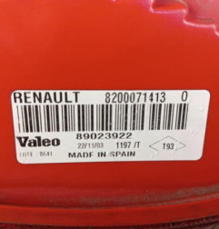 Feu arriere principal gauche (feux) RENAULT CLIO 2 CAMPUS Photo n°3