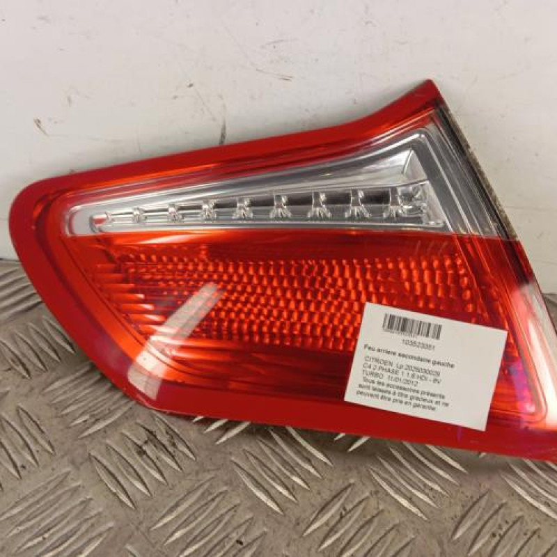 Feu arriere secondaire gauche (feux) CITROEN C4 2