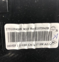 Commande chauffage RENAULT SCENIC 3 Photo n°3