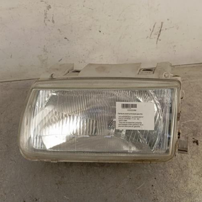 Optique avant principal gauche (feux)(phare) VOLKSWAGEN POLO 3