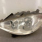 Optique avant principal gauche (feux)(phare) PEUGEOT 807