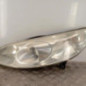Optique avant principal gauche (feux)(phare) PEUGEOT 407