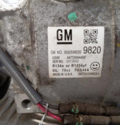 Compresseur clim OPEL MOKKA 1 Photo n°6