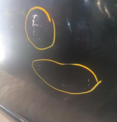 Porte arriere droit RENAULT MEGANE 3