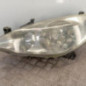 Optique avant principal gauche (feux)(phare) PEUGEOT 307