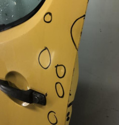 Porte avant gauche CITROEN BERLINGO 2 Photo n°6