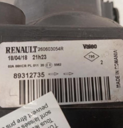 Optique avant principal gauche (feux)(phare) RENAULT MEGANE 2 Photo n°5