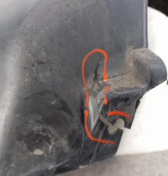 Pare boue avant droit PEUGEOT BIPPER Photo n°4