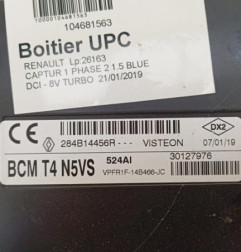 Boitier UPC RENAULT CAPTUR 1