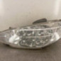 Optique avant principal gauche (feux)(phare) PEUGEOT 206