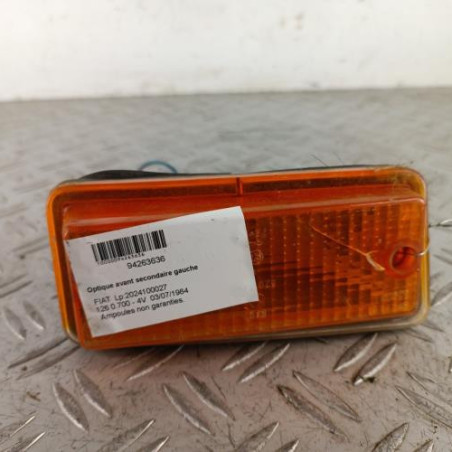 Optique avant secondaire gauche (feux)(clignotant) FIAT 126 Photo n°1