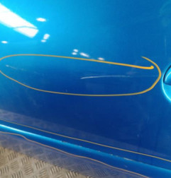 Porte avant gauche PEUGEOT 206 Photo n°6