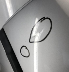 Porte arriere gauche RENAULT CLIO 3 Photo n°5