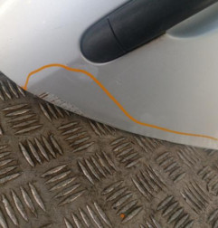 Porte arriere droit RENAULT CLIO 3 Photo n°3