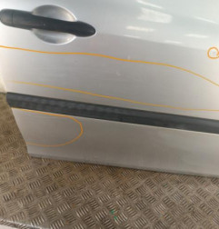 Porte avant droit RENAULT CLIO 3 Photo n°4