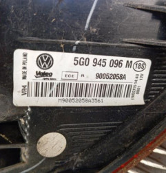 Feu arriere principal droit (feux) VOLKSWAGEN GOLF 7 Photo n°3
