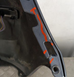 Pare choc arriere RENAULT CLIO 3 Photo n°4