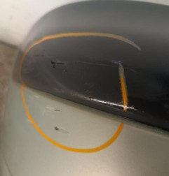 Pare choc arriere RENAULT SCENIC 1 Photo n°3