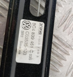 Leve vitre electrique arriere gauche VOLKSWAGEN GOLF 7 Photo n°3