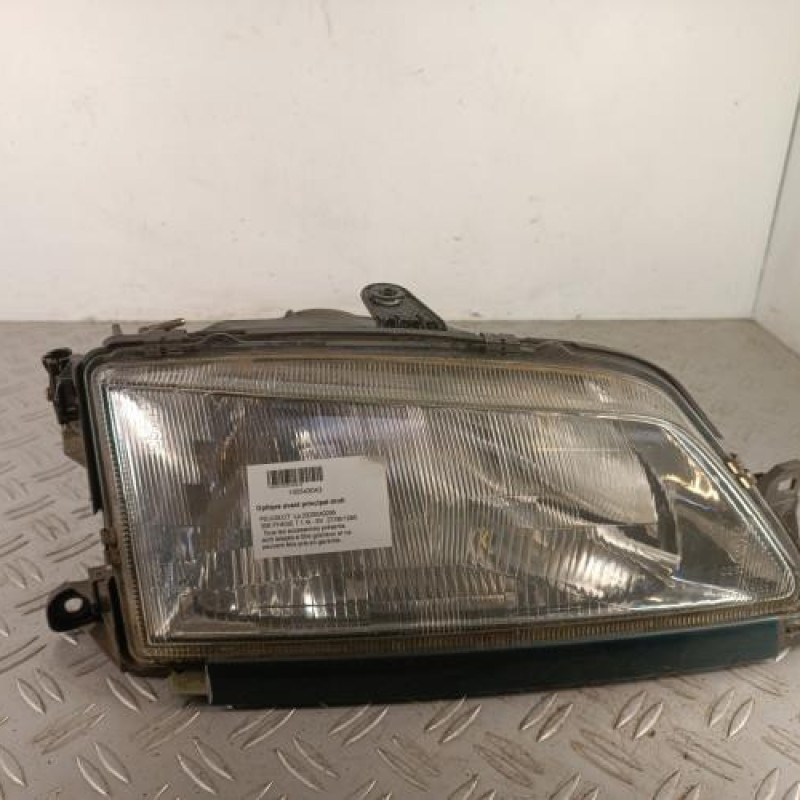 Optique avant principal droit (feux)(phare) PEUGEOT 306