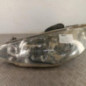 Optique avant principal gauche (feux)(phare) PEUGEOT 206