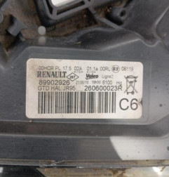 Optique avant principal gauche (feux)(phare) RENAULT SCENIC 3 Photo n°6