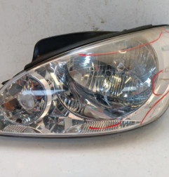 Optique avant principal gauche (feux)(phare) HYUNDAI GETZ Photo n°3