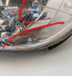Optique avant principal gauche (feux)(phare) HYUNDAI GETZ Photo n°7