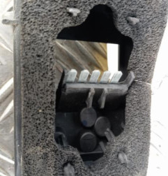 Platine feu arriere droit OPEL MERIVA A Photo n°3
