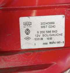 Feu arriere principal gauche (feux) RENAULT CLIO 3 Photo n°3