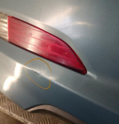 Pare choc arriere HYUNDAI I 20 2