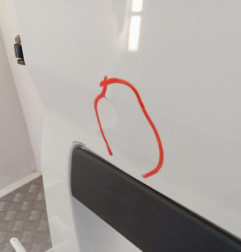 Porte de coffre gauche PEUGEOT BOXER 3