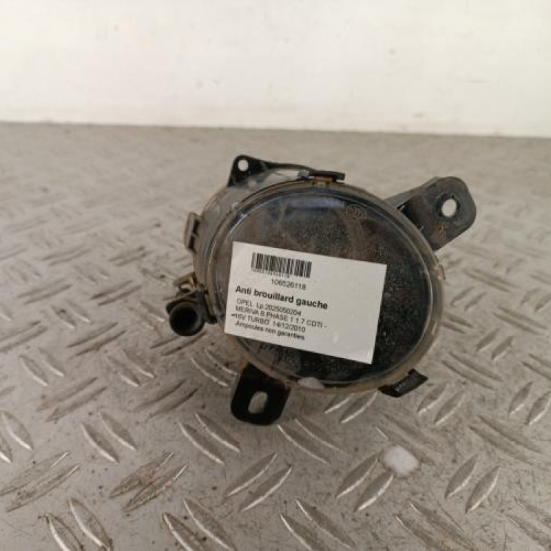 Anti brouillard gauche (feux) OPEL MERIVA B