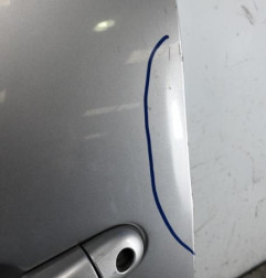 Porte avant gauche RENAULT SCENIC 3 Photo n°4