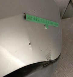 Pare choc arriere RENAULT SCENIC 3 Photo n°8