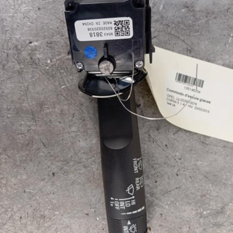 Commodo d'essuie glaces OPEL CORSA E Commodo d'essuie glaces OPEL CORSA E