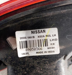 Feu arriere principal gauche (feux) NISSAN MICRA 4 Photo n°5