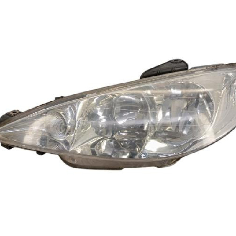 Optique avant principal gauche (feux)(phare) PEUGEOT 206