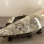 Optique avant principal gauche (feux)(phare) PEUGEOT 207