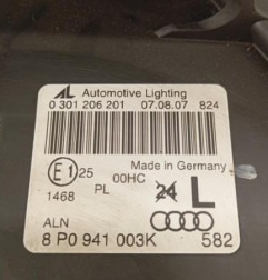 Optique avant principal gauche (feux)(phare) AUDI A3 2 Photo n°5