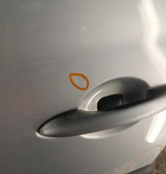 Porte avant gauche RENAULT CLIO 3 Photo n°6