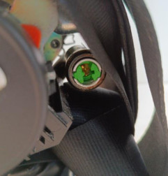 Ceinture avant gauche FORD C-MAX 2 Photo n°3