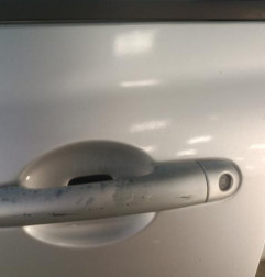 Porte avant gauche RENAULT CLIO 3 Photo n°4