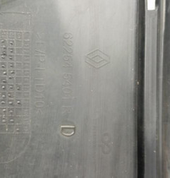Grille de pare choc RENAULT SCENIC 3 Photo n°3