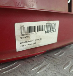 Feu arriere principal gauche (feux) CITROEN C5 1